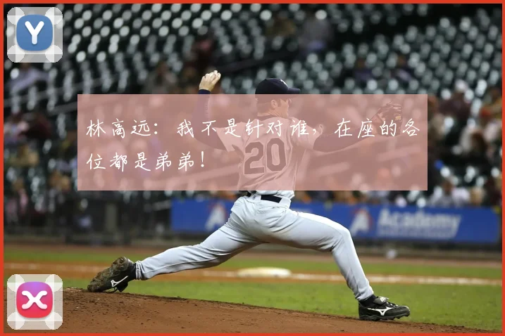 林高远：我不是针对谁，在座的各位都是弟弟！
